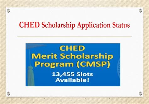 www.ched.gov.ph scholarship online application|CHED .